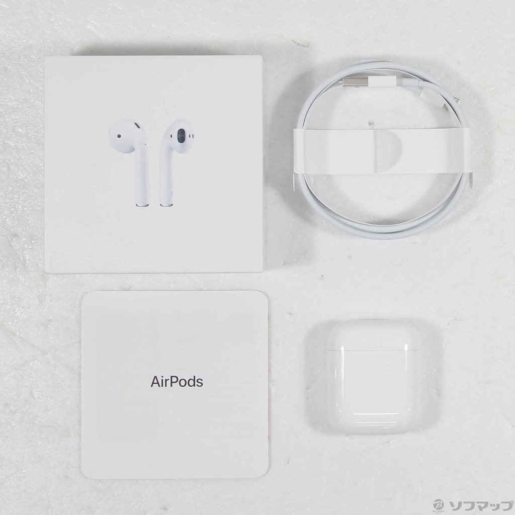 【Đã qua sử dụng】Tai nghe apple chính hãng - AirPods 2 with Charging Case MV7N2J/A | JapanSport