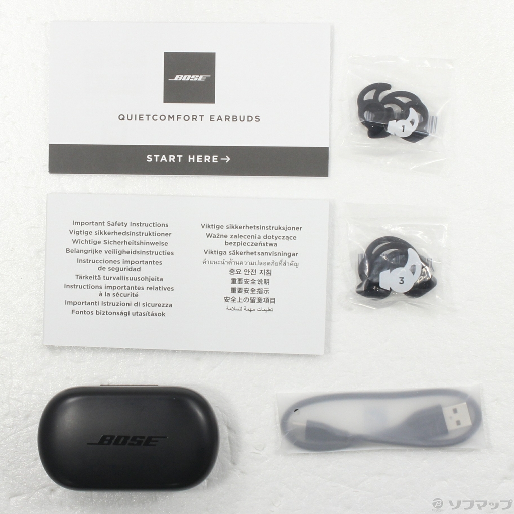 【Đã qua sử dụng】Tai nghe Bose chính hãng - QuietComfort Earbuds - Đen | JapanSport
