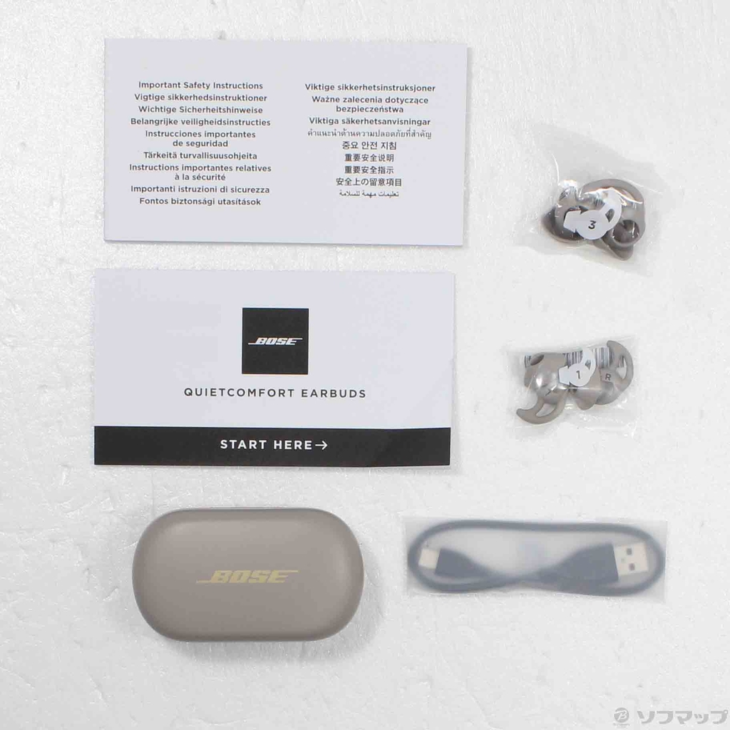 NHƯ MỚI【Đã qua sử dụng】Tai nghe Bose chính hãng - QuietComfort Earbuds - Màu cát | JapanSport