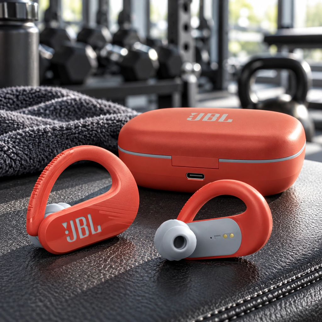 Tai nghe JBL chính hãng - JBL Endurance Peak 3 - Màu đỏ |  JapanSport