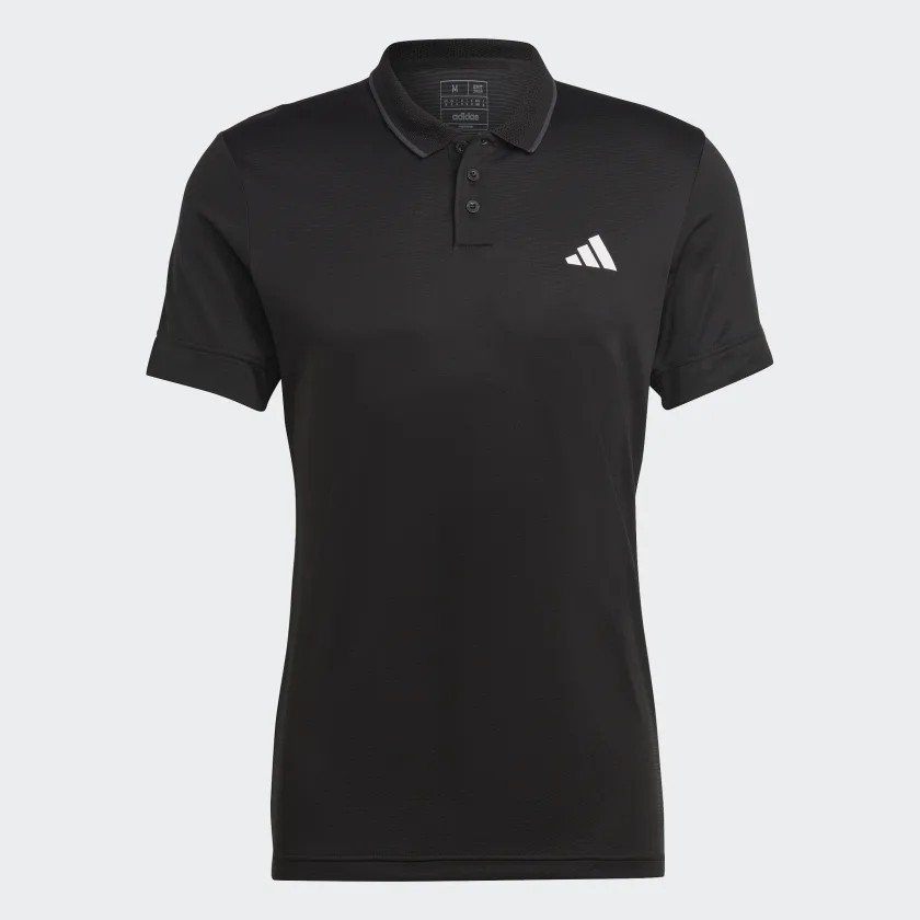 Áo Polo Adidas Nam Chính Hãng - TENNIS FREELIFT - Đen | JapanSport HS3316