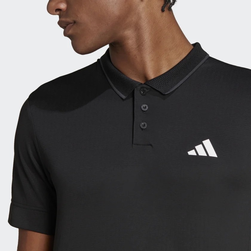 Áo Polo Adidas Nam Chính Hãng - TENNIS FREELIFT - Đen | JapanSport HS3316