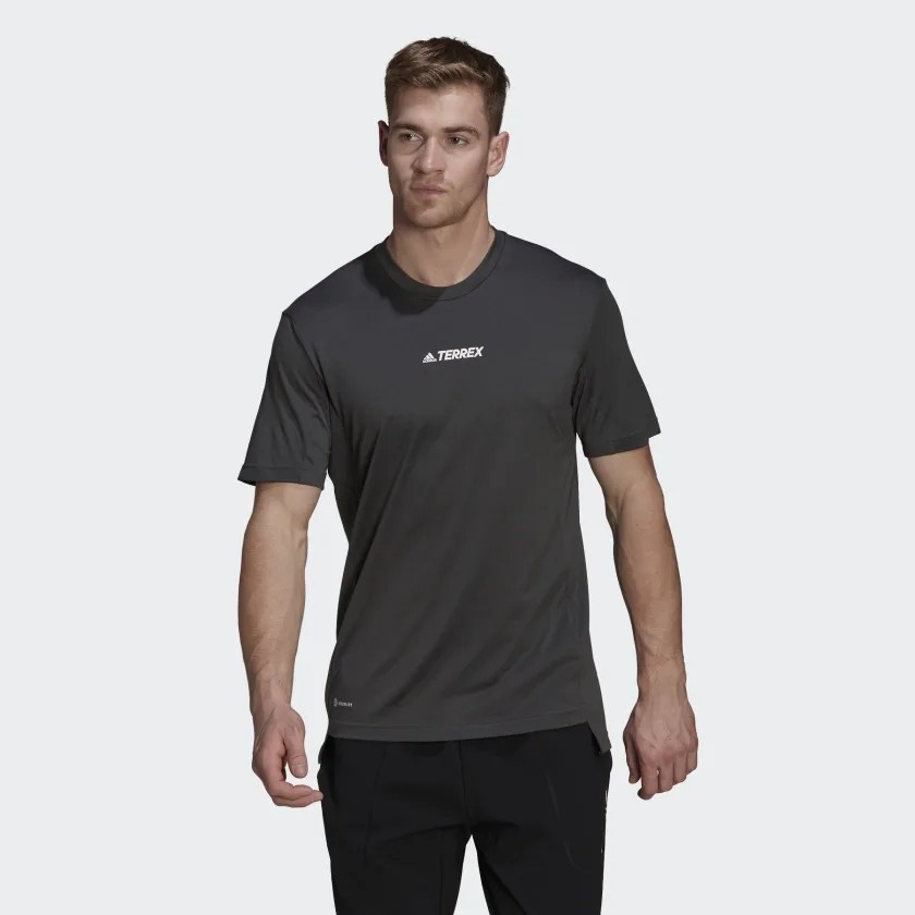 Áo Phông Adidas Nam Chính Hãng - Terrex Multi Tee - Đen | JapanSport H53382