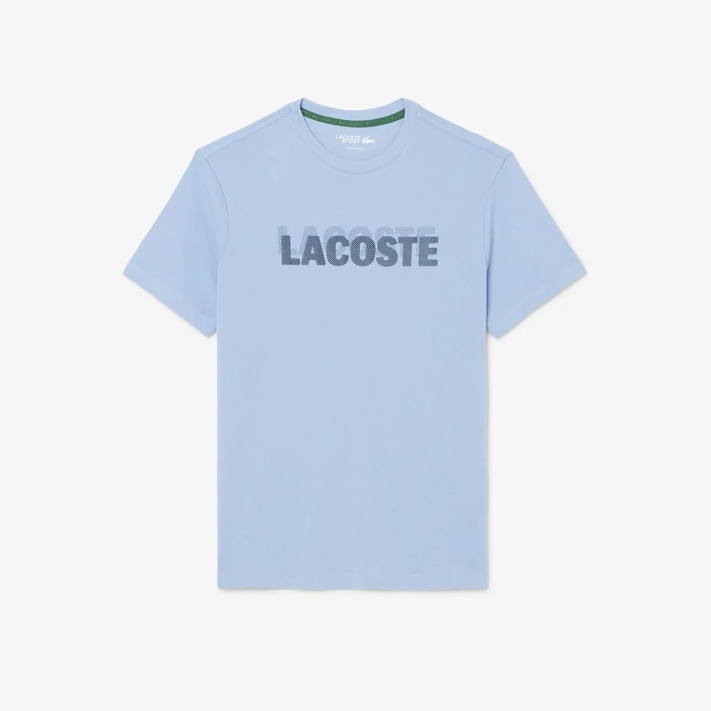 Áo Phông Lacoste nam Chính hãng - Áo Thun Thể Thao Lacoste Nam Dáng Suông In Hình Công Nghệ Thoáng Khí - Màu Xanh  | JapanSport TH0217-51-9N5