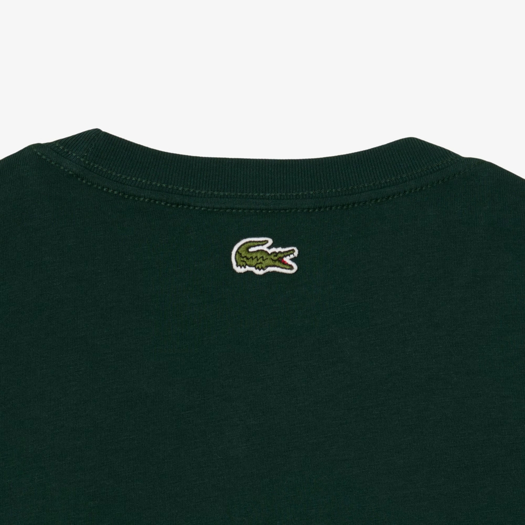 Áo Phông Lacoste nam Chính hãng -Men's Printed Cotton T-Shirt - Màu Xanh  | JapanSport TH5634-51-YZP