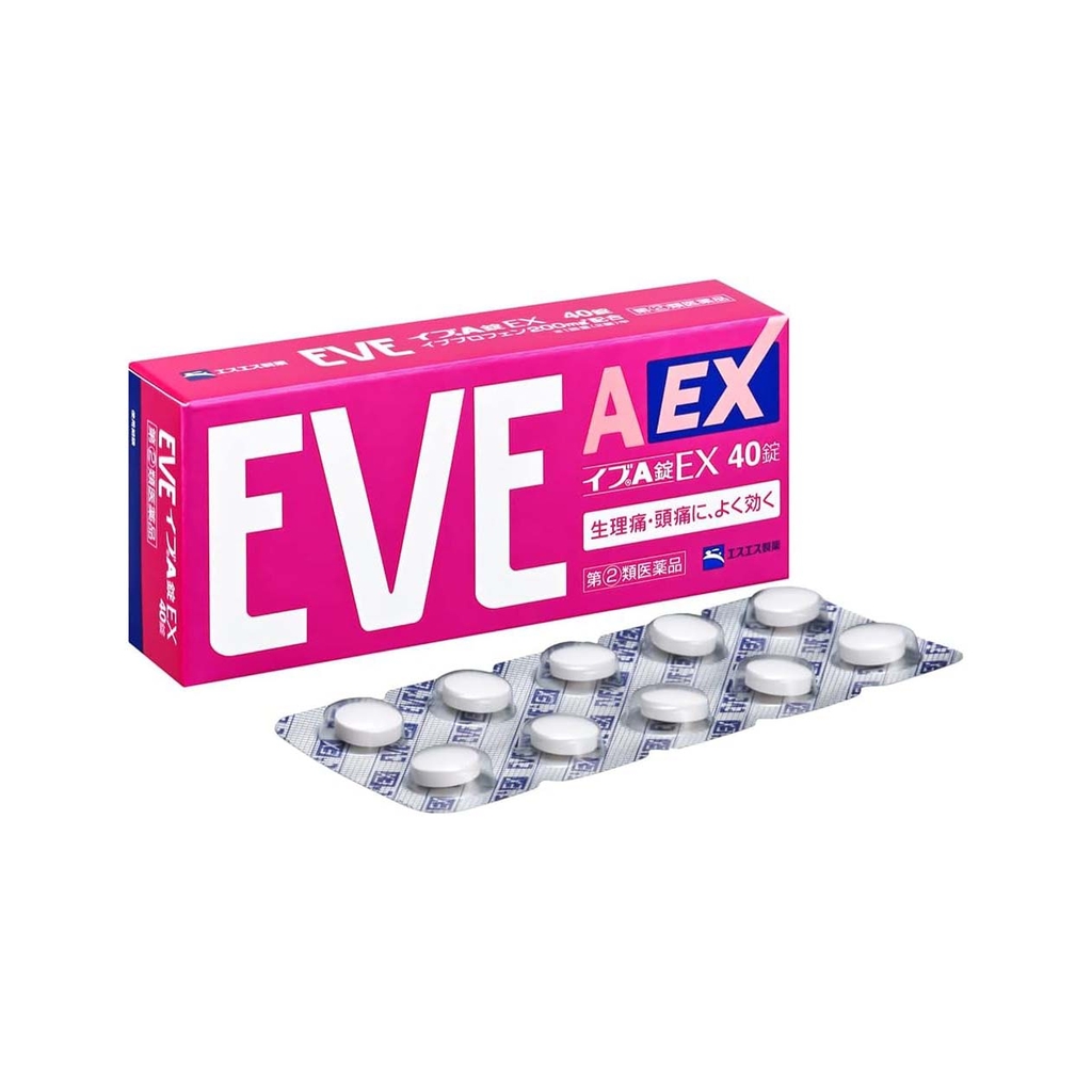 Thuốc giảm đau, hạ sốt, hỗ trợ điều trị cảm cúm EVE A EX Nhật Bản | Japanspor