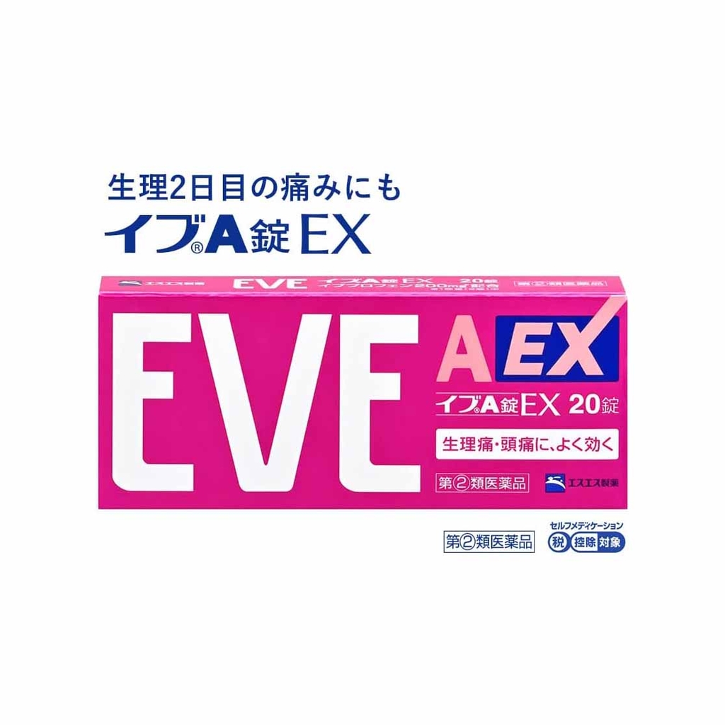 Thuốc giảm đau, hạ sốt, hỗ trợ điều trị cảm cúm EVE A EX Nhật Bản | Japanspor