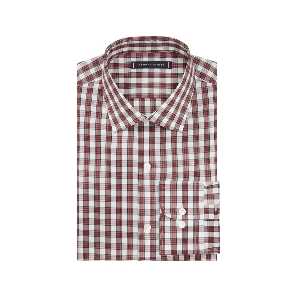 Áo sơ mi Tommy Hilfiger Chính hãng - Dress Shirt Slim Fit Essentials - Màu trắng | JapanSport 24N2317640