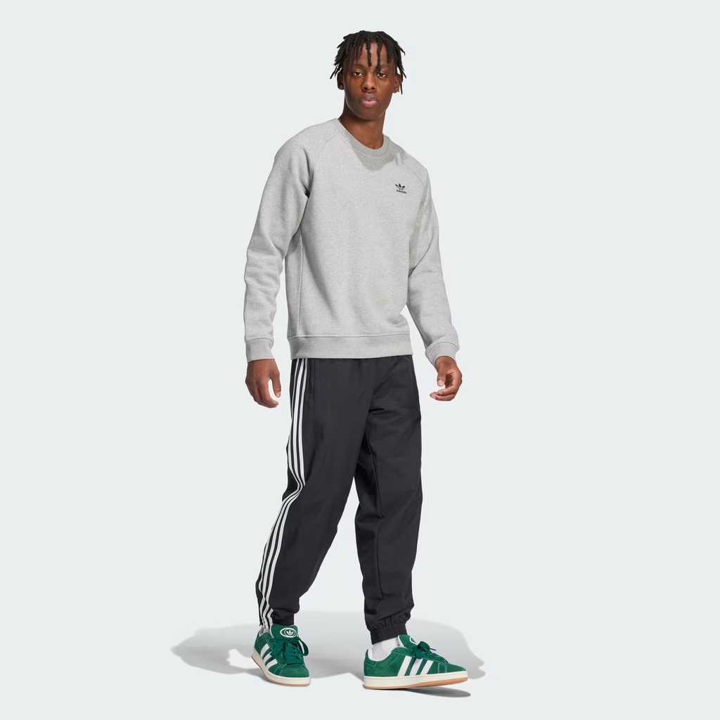 Áo Khoác Adidas Nam Chính Hãng - Trefoil Essentials - Màu Xám | JapanSport IY4937