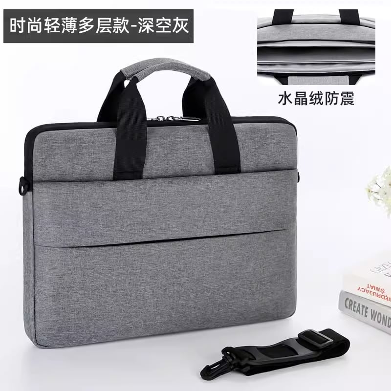 Túi chống sốc có quai xách Laptop 15.6 inch - Loại 3 ngăn | JapanSport