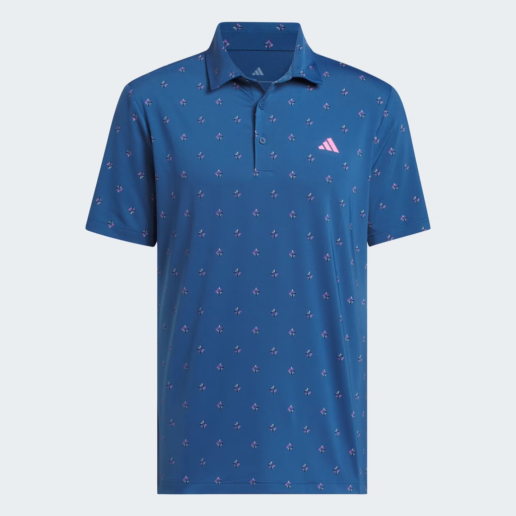 Áo Polo Adidas Nam Chính Hãng - ULTIMATE365 ESSENCE PRINT CLIMACOOL POLO SHIRT - Màu Xanh | JapanSport KB1376