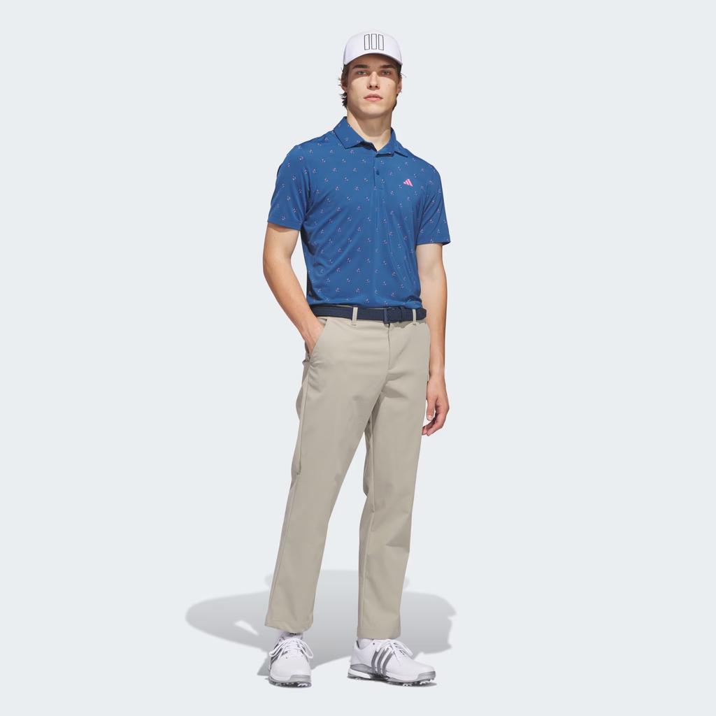 Áo Polo Adidas Nam Chính Hãng - ULTIMATE365 ESSENCE PRINT CLIMACOOL POLO SHIRT - Màu Xanh | JapanSport KB1376