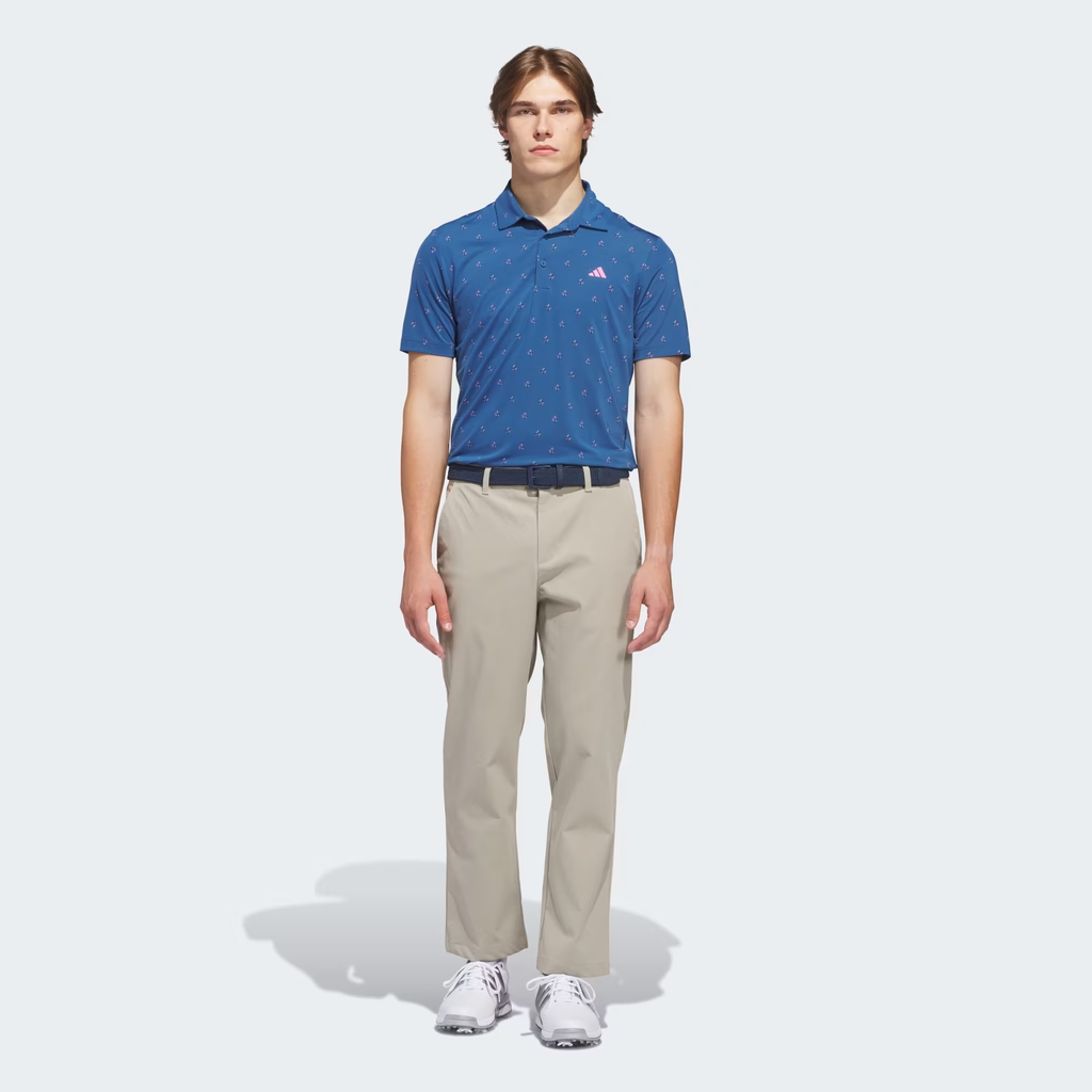 Áo Polo Adidas Nam Chính Hãng - ULTIMATE365 ESSENCE PRINT CLIMACOOL POLO SHIRT - Màu Xanh | JapanSport KB1376