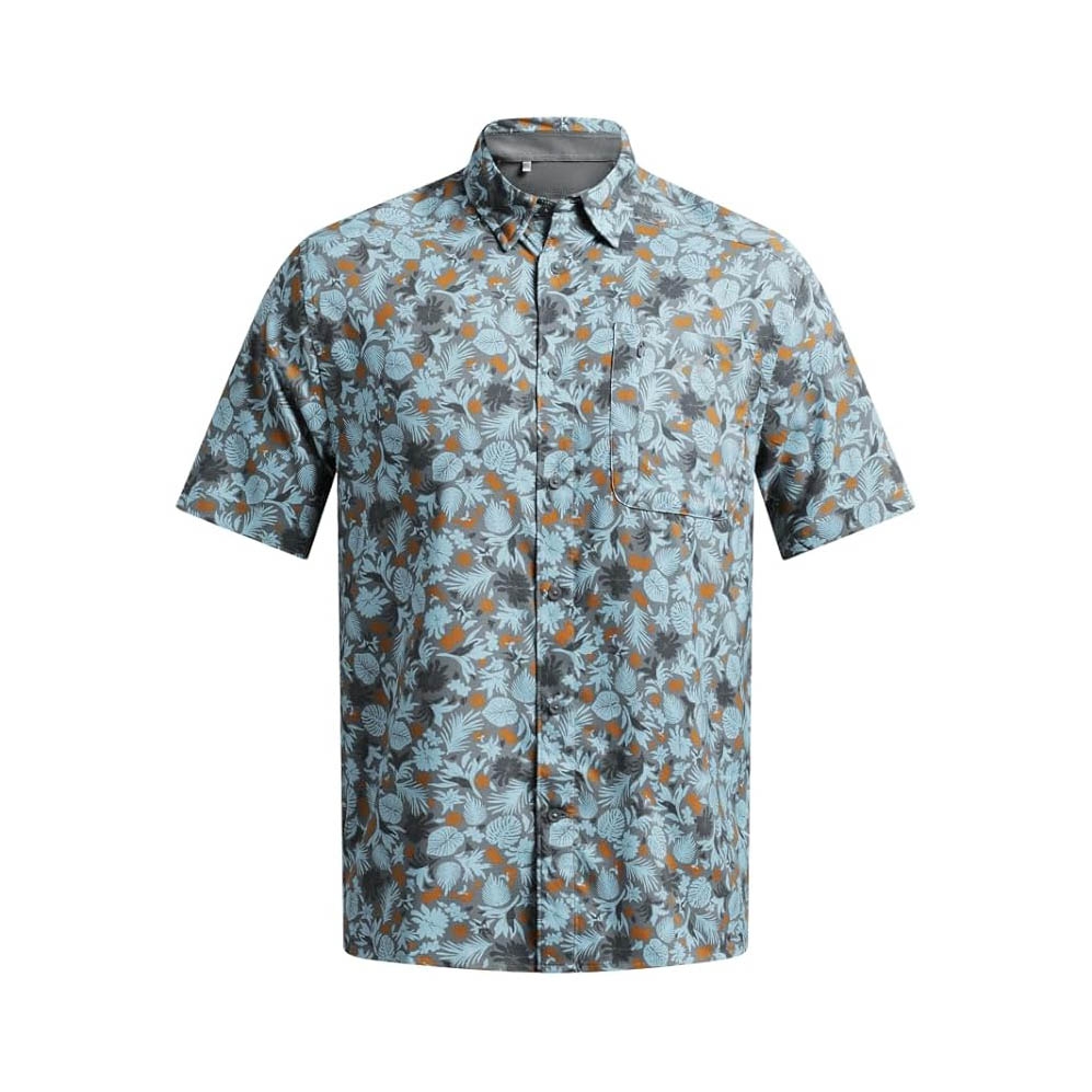 Áo Sơ mi Under Armour Chính hãng - Dockside Short Sleeve T-Shirt - Màu Xanh | JapanSport 1376577-001