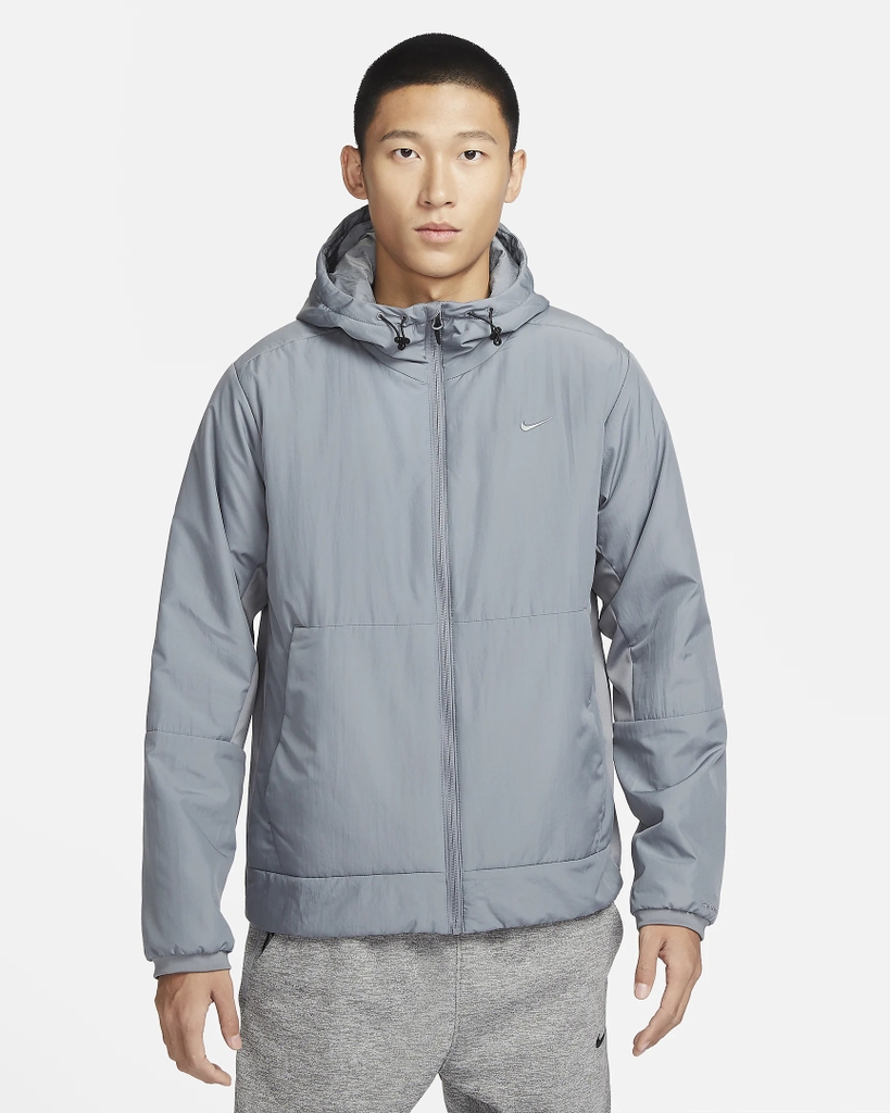Áo Khoác Nike Chính Hãng - Nike Unlimited Therma-FIT Versatile - Xám | JapanSport FB7545-084