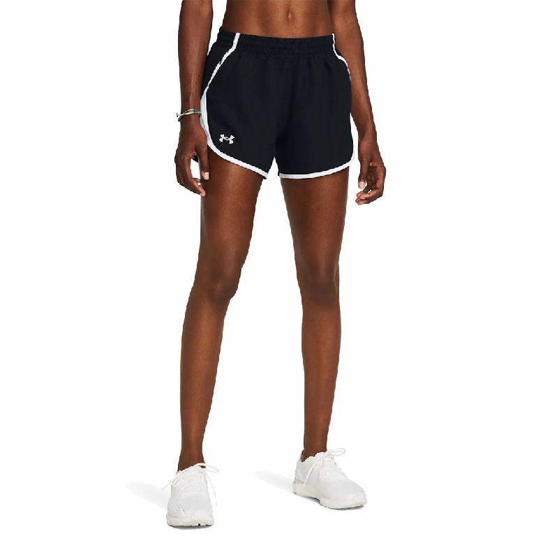 Quần Short Nữ Under Armour Chính Hãng - UA Fly-By 3 - Màu Đen | JapanSport 1382438-002