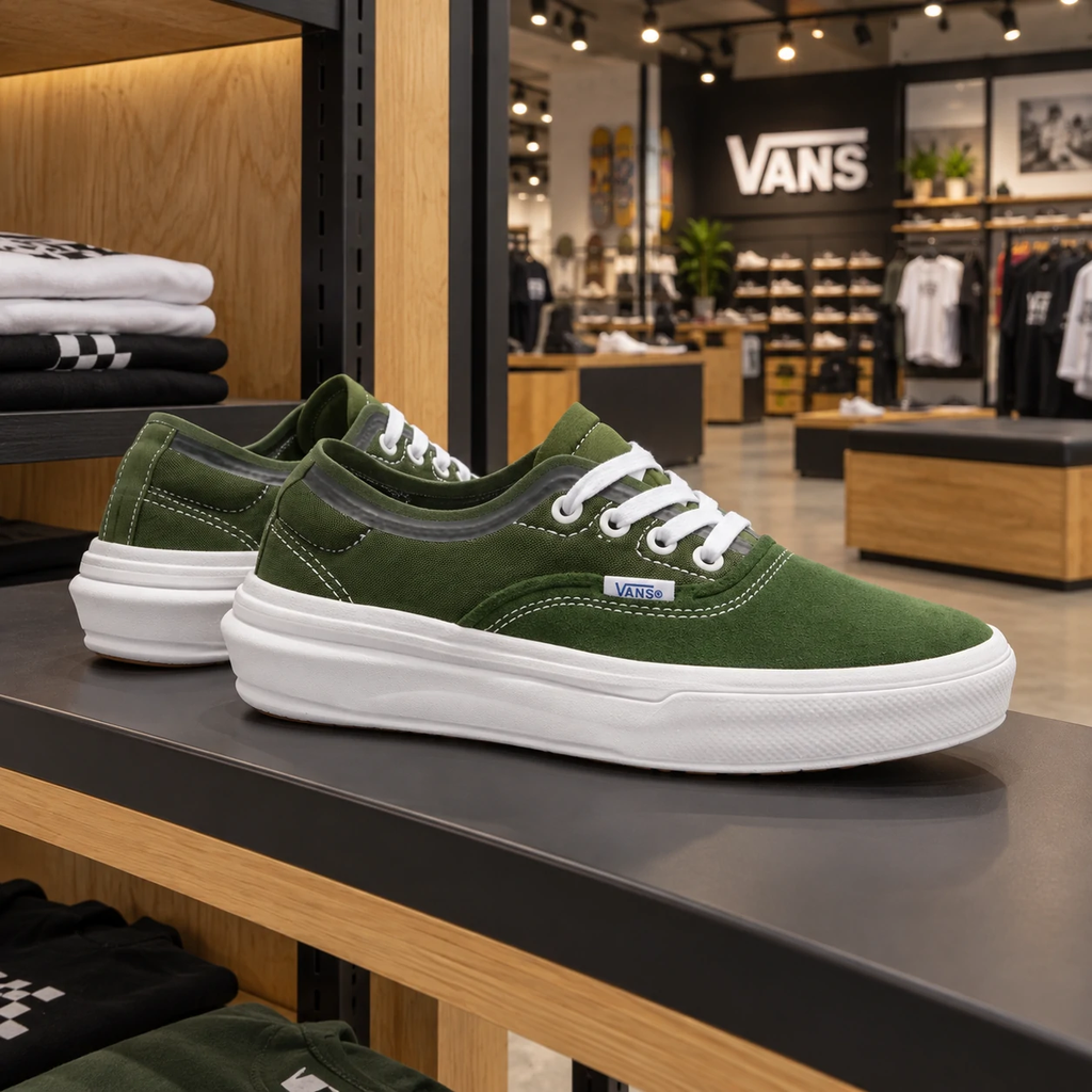 Giày Vans Chính Hãng - Authentic Overt CC - Xanh - JapanSport - VN0007NVFGN