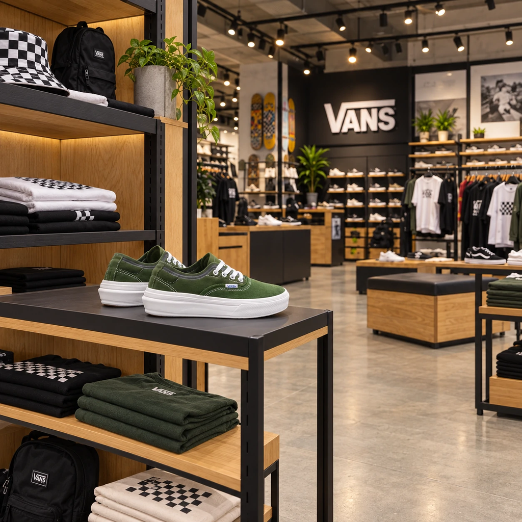 Giày Vans Chính Hãng - Authentic Overt CC - Xanh - JapanSport - VN0007NVFGN