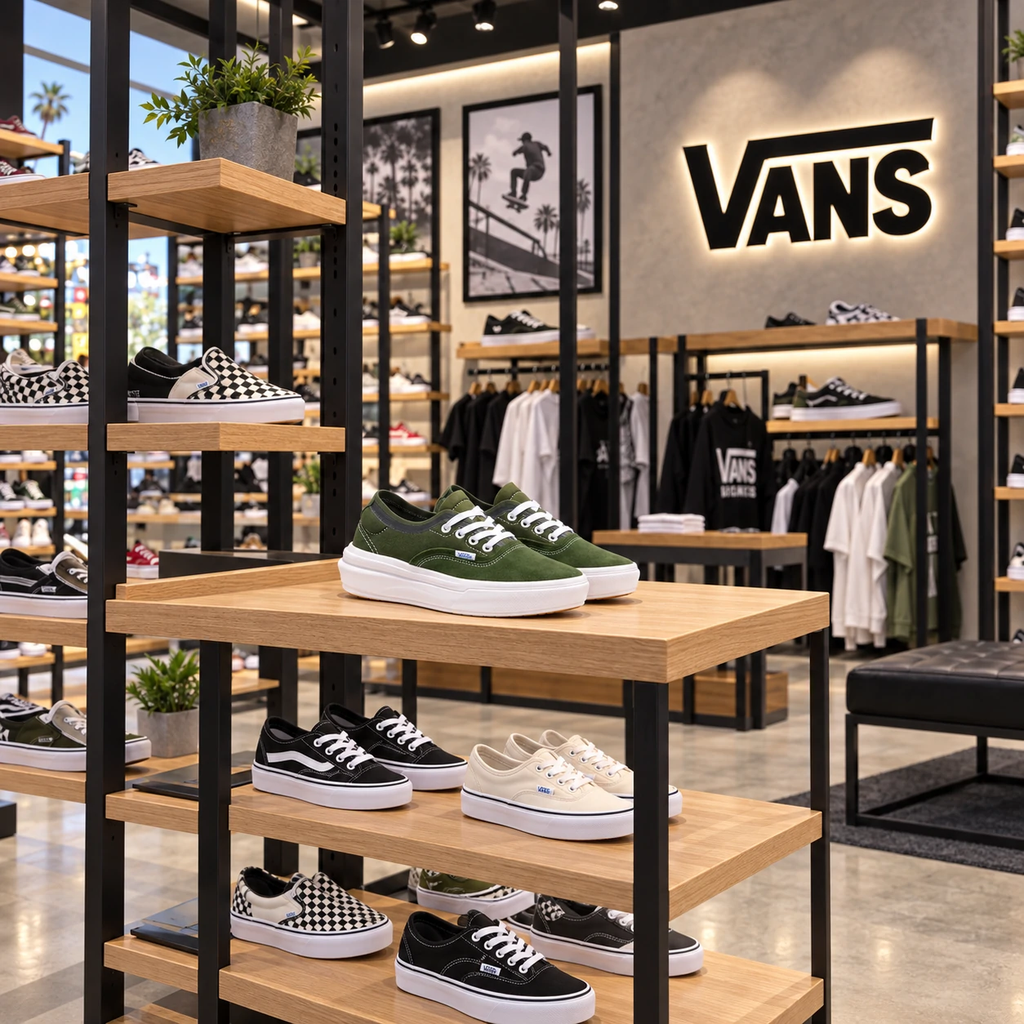 Giày Vans Chính Hãng - Authentic Overt CC - Xanh - JapanSport - VN0007NVFGN