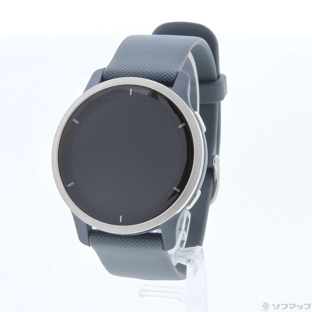 【Đã qua sử dụng】Đồng Hồ Garmin Chính Hãng - Venu 2 Granite Blue/Silver - Nam | JapanSport