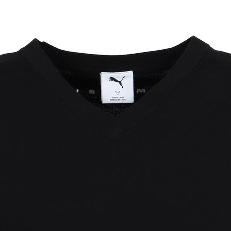 Áo Dài Tay Nam Puma Chính Hãng - PB V-Neck Sweater - Màu Đen | JapanSport 635773-01