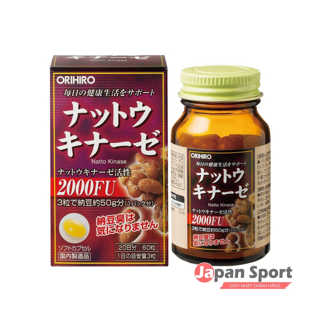 VIÊN UỐNG CHỐNG ĐỘT QUỴ NATTO ORIHIRO NHẬT BẢN