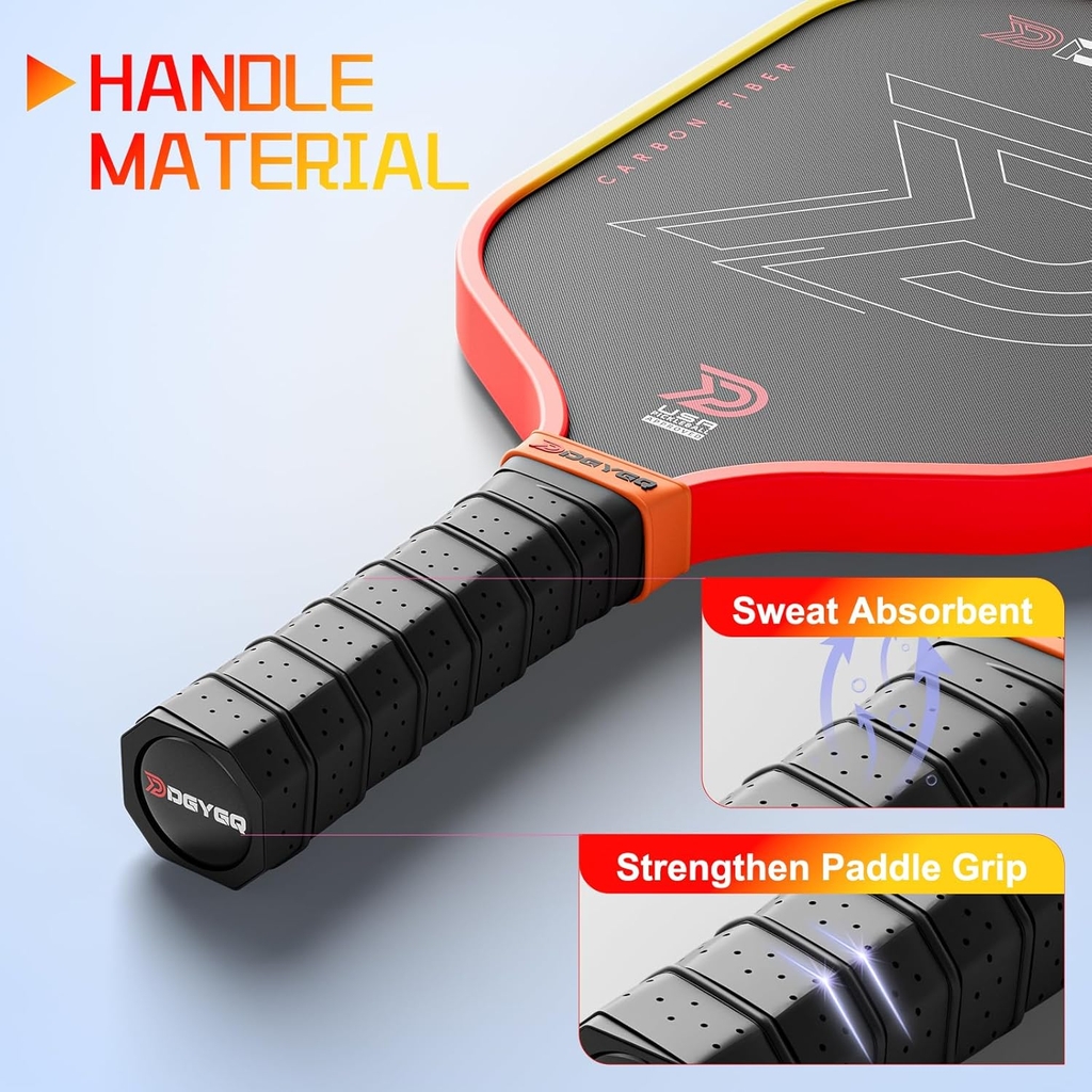 Vợt Pickleball DGYGQ chính hãng | T700SC Power Carbon Fiber - Màu cam | JapanSport