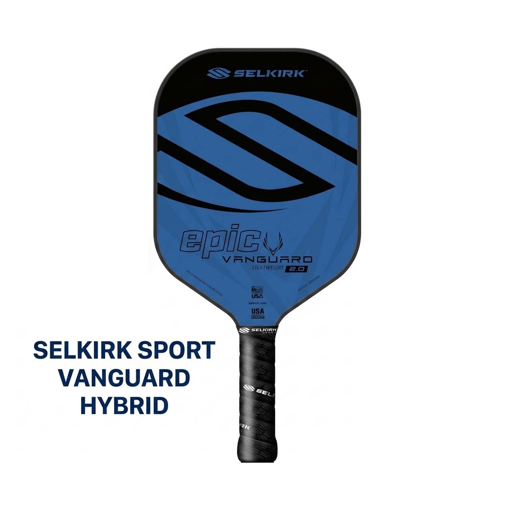 Vợt Pickleball Selkirk chính hãng | Epic 2.0 | Blue | Lightweight - (All-Around) | JapanSport