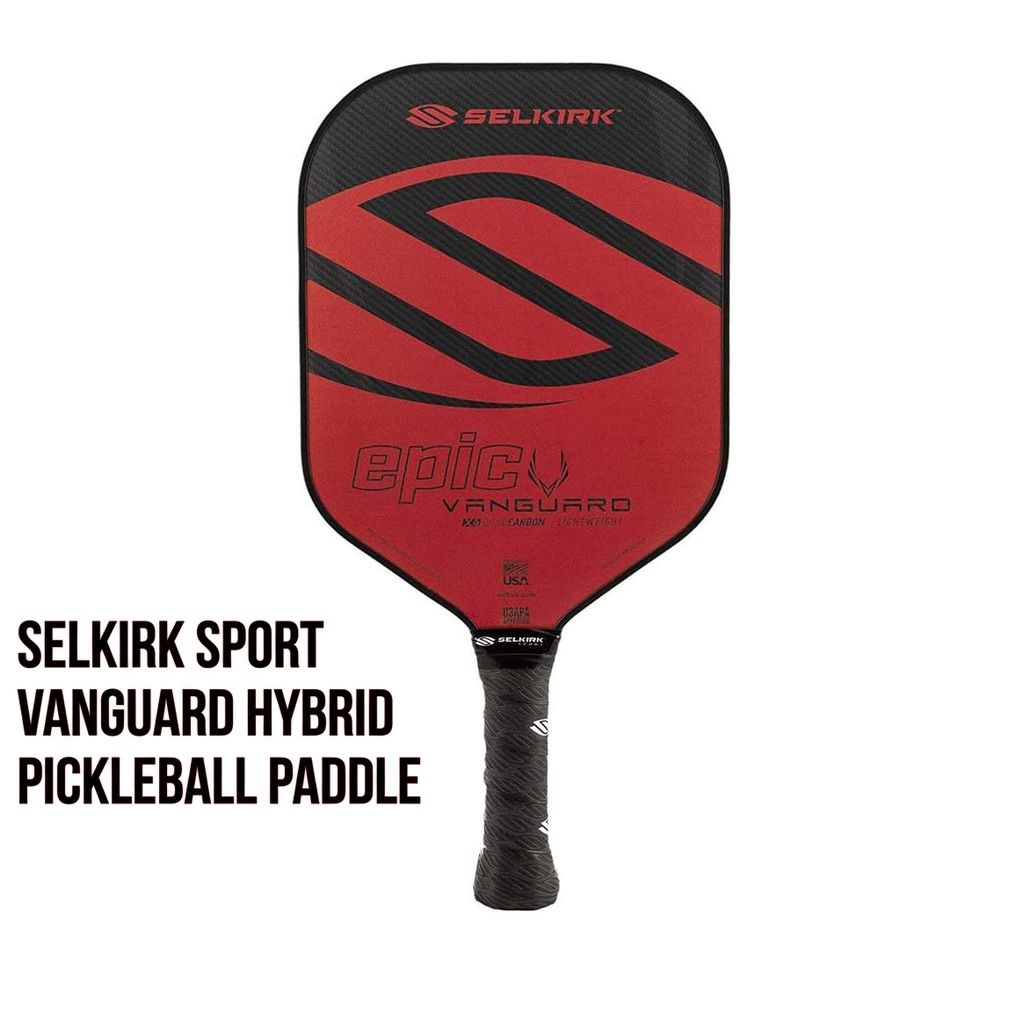 Vợt Pickleball Selkirk chính hãng |  Vanguard 2.0 Epic 16mm - Lightweight Crimson Black | JapanSport