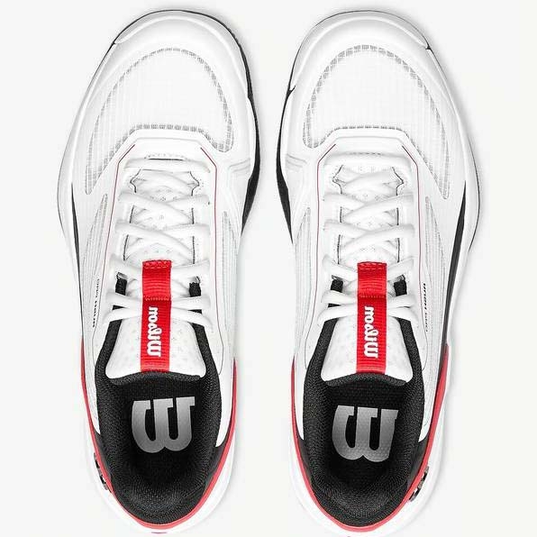 Giày Tennis Wilson Nam Chính hãng - Rush Pro 5 Jr  - Màu Trắng/Đen/Đỏ | JapanSport WRS338780