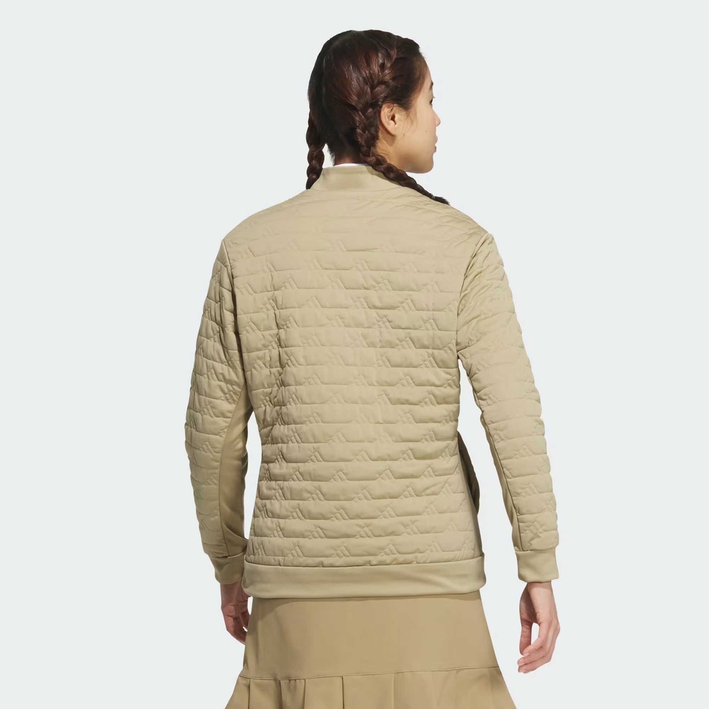 Áo Khoác Adidas Nữ Chính Hãng - WIND. RDY Insulated Quilted Jacket with BOS Logo - Màu hồng | JapanSport IS4775