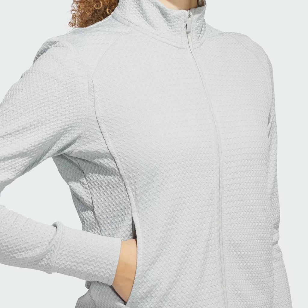 Áo Khoác Adidas Nữ Chính Hãng - Grey Women's Ultimate365 Textured - Màu be | JapanSport JJ4405