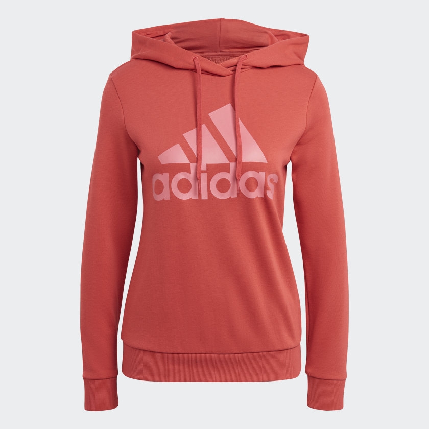 Áo Khoác Adidas Chính hãng - Essentials Relaxed Logo Hoodie - Đỏ | JapanSport GM5521