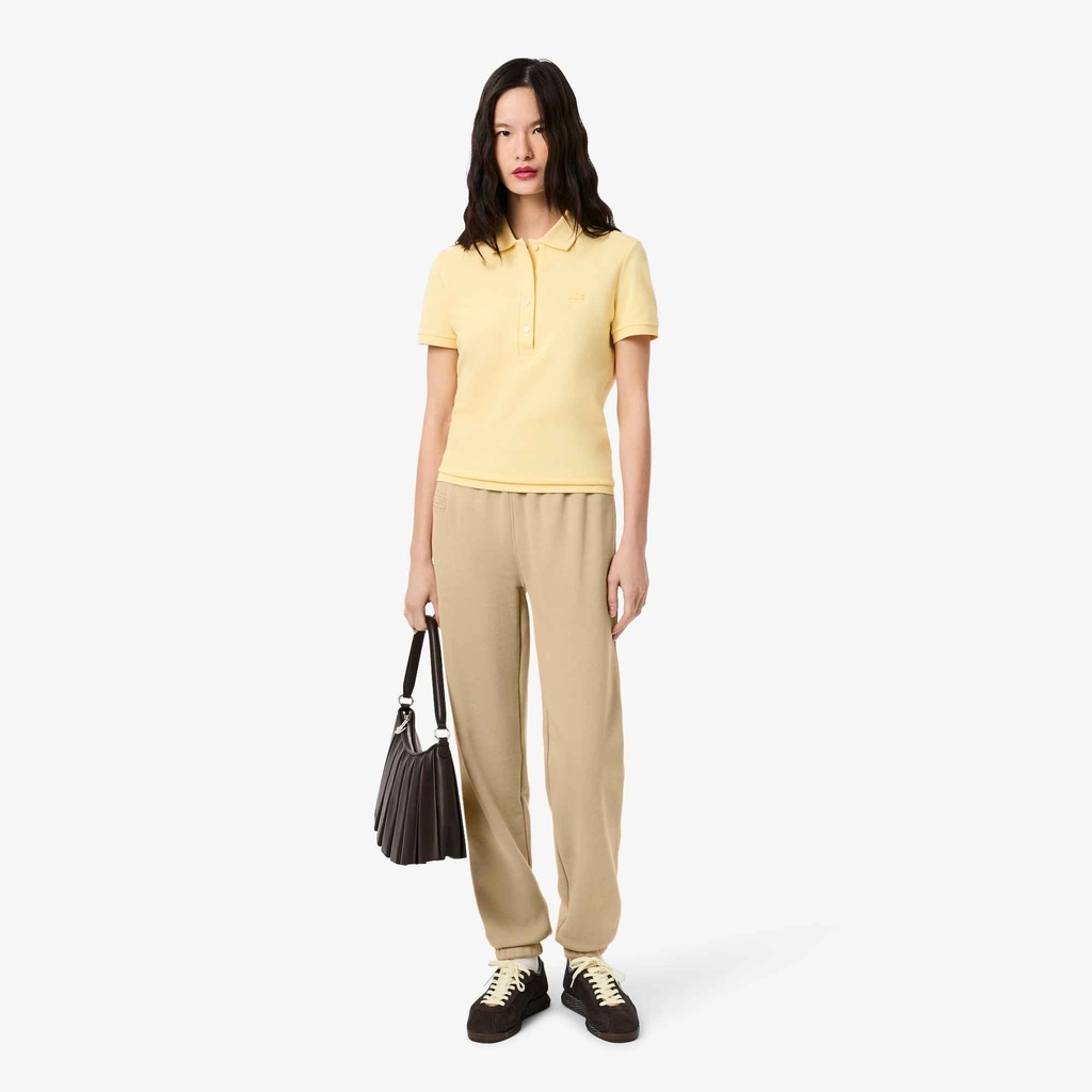 Quần Dài Lacoste Chính hãng - Embossed Logo Fleece Pants - Màu Be | JapanSport XF0353-51-02S