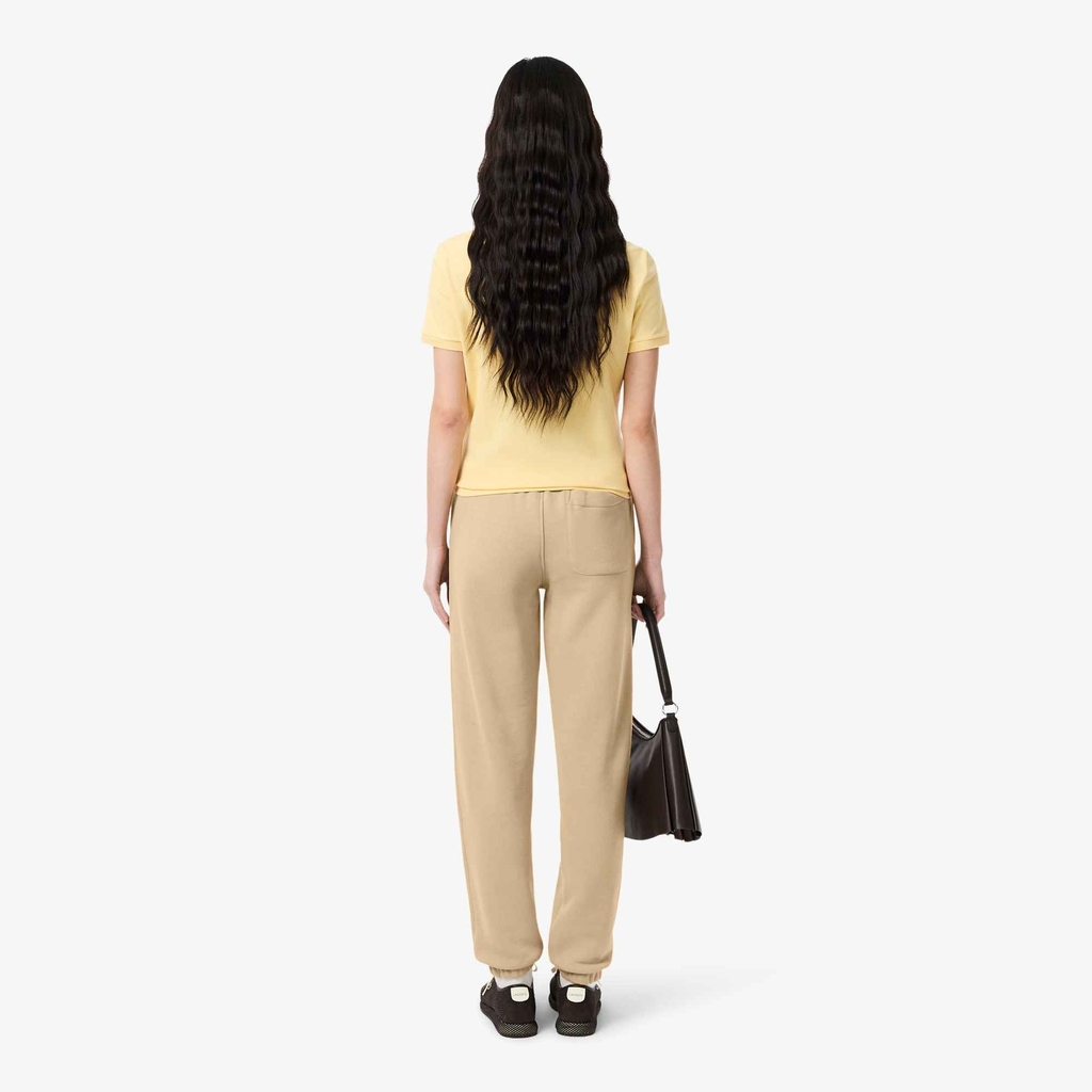 Quần Dài Lacoste Chính hãng - Embossed Logo Fleece Pants - Màu Be | JapanSport XF0353-51-02S