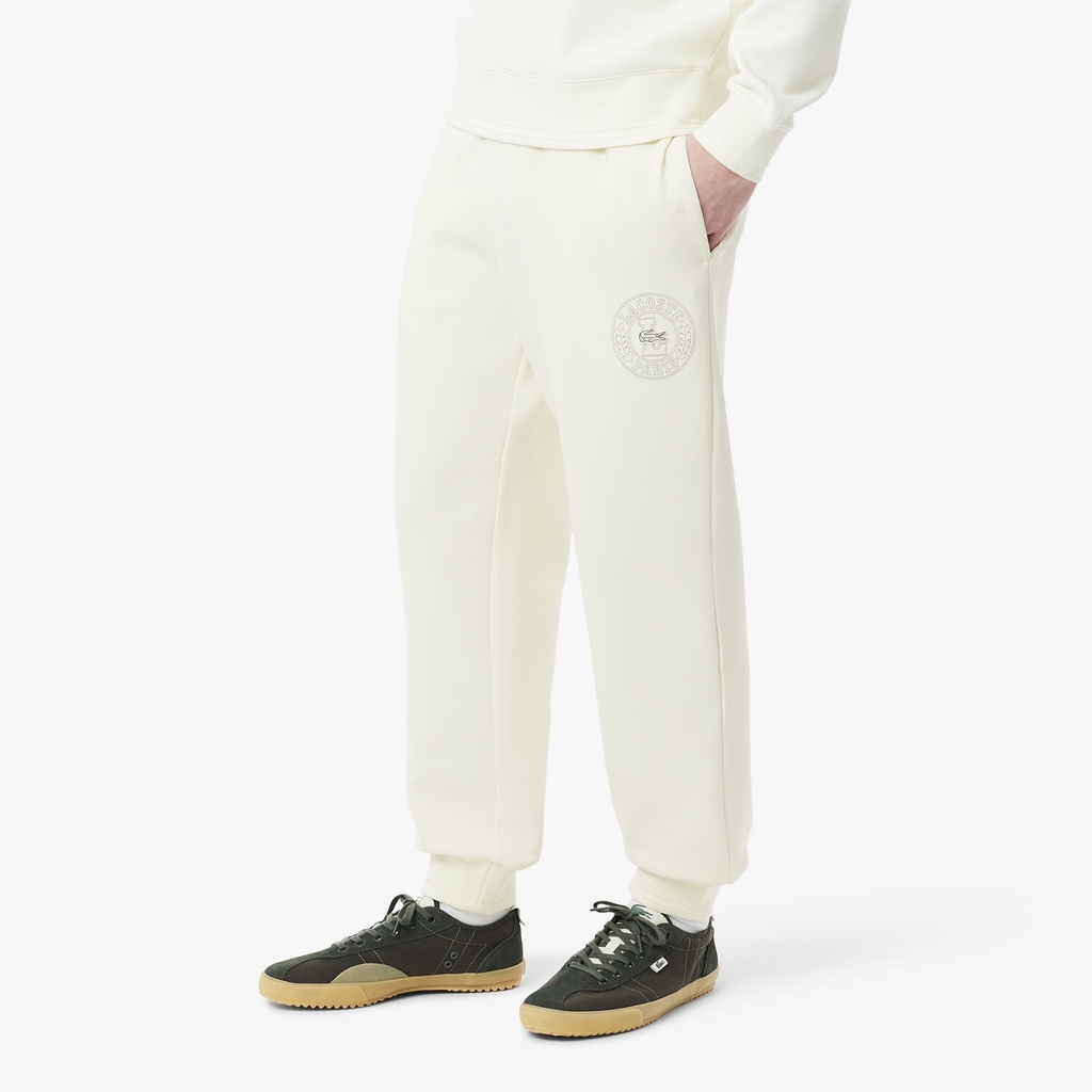 Quần Dài Lacoste Chính hãng - Double Face Piqué - Màu Trắng | JapanSport XH9950-51-ARS