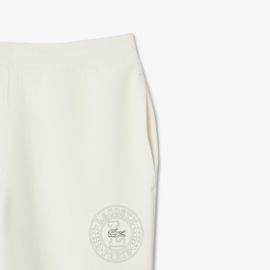 Quần Dài Lacoste Chính hãng - Double Face Piqué - Màu Trắng | JapanSport XH9950-51-ARS