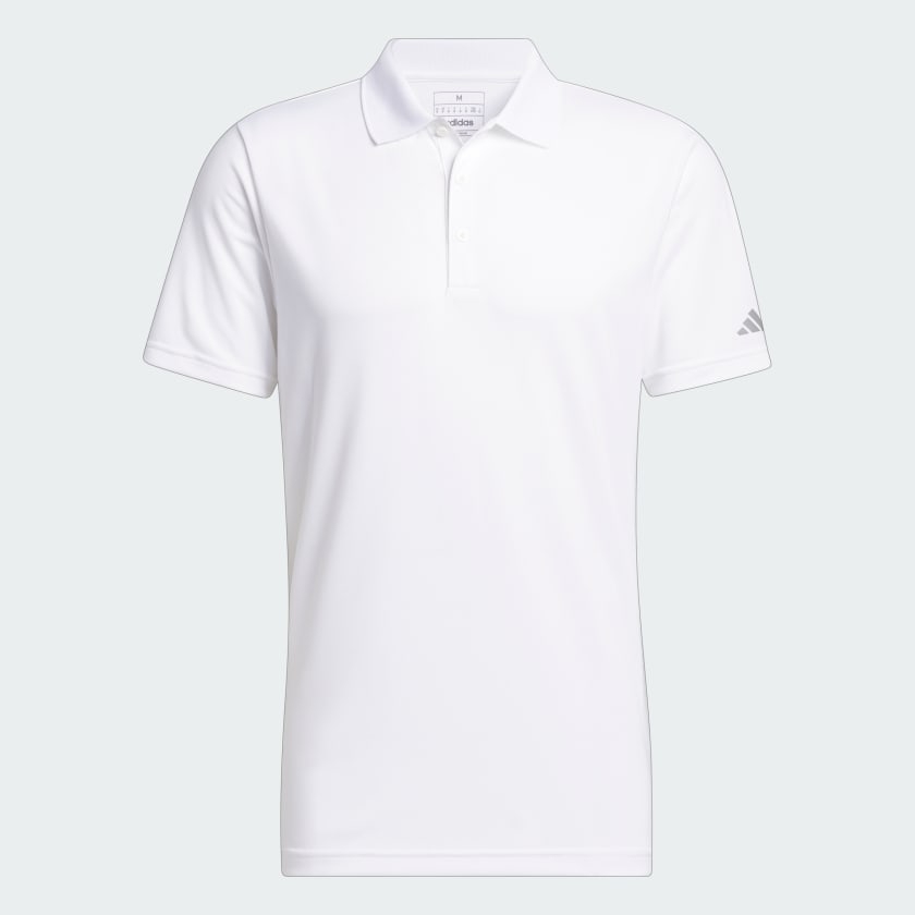 Áo Polo Golf Adidas Nam Chính Hãng - Performance Primegreen - Màu Trắng | JapanSport IU4441