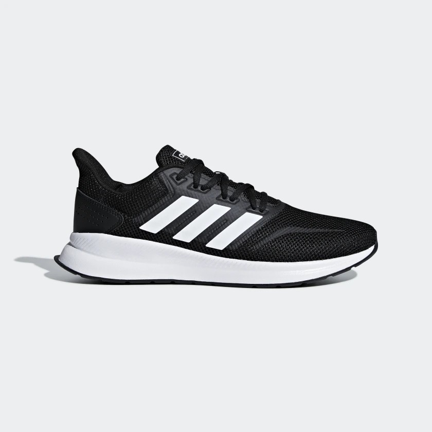 Giày chạy Adidas Nam Chính Hãng - FalconRun - Black/White | JapanSport - F36199