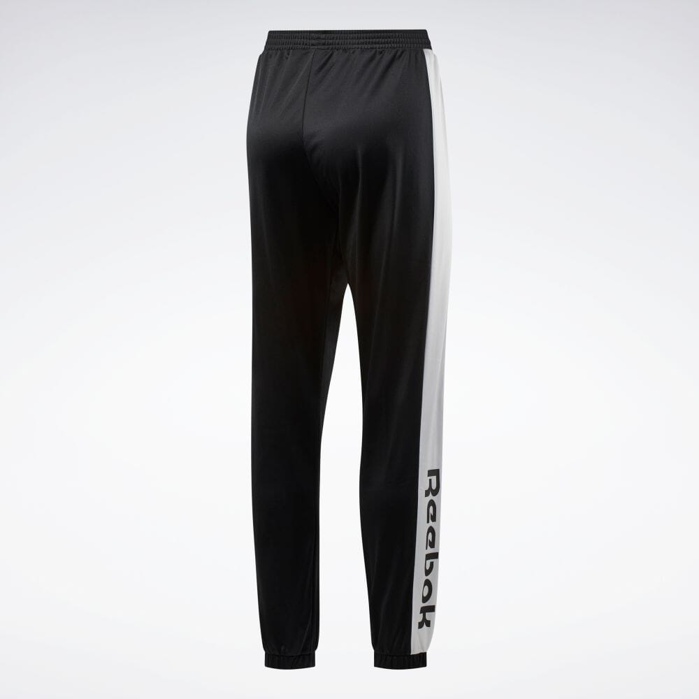 Bộ thể thao Reebok Chính hãng - Linear Logo Hoodie Track Suit - Đen | JapanSport FT0918