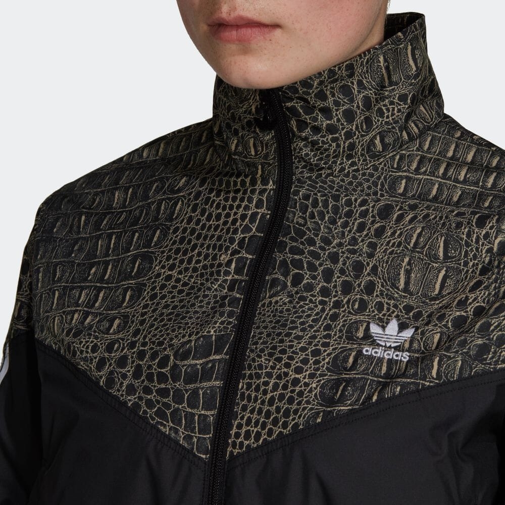 Áo Khoác Nữ Adidas Chính hãng - Originals Aop Track Jacket - Màu Đen | JapanSport H20428