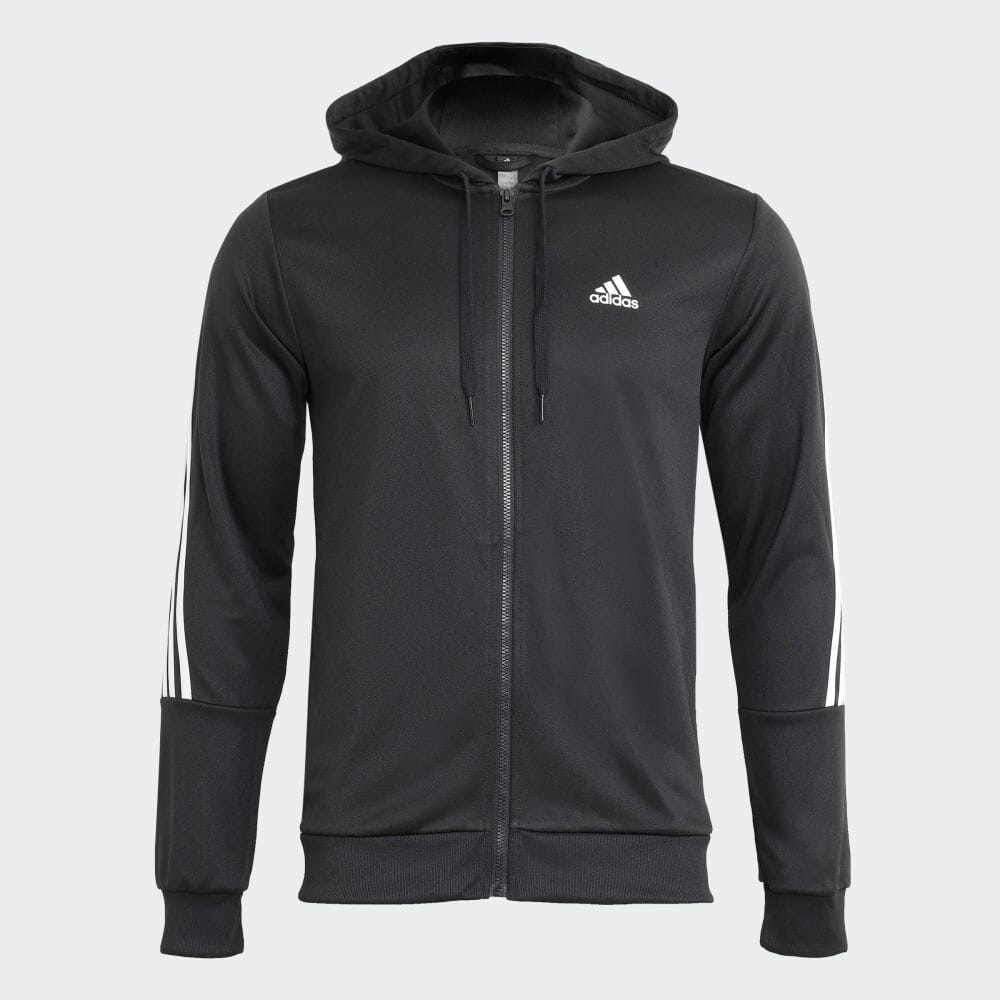 Áo Khoác Adidas Nam Chính Hãng - BASIC 3-STRIPES TRICOT TRACKSUIT - Đen | JapanSport IC6767