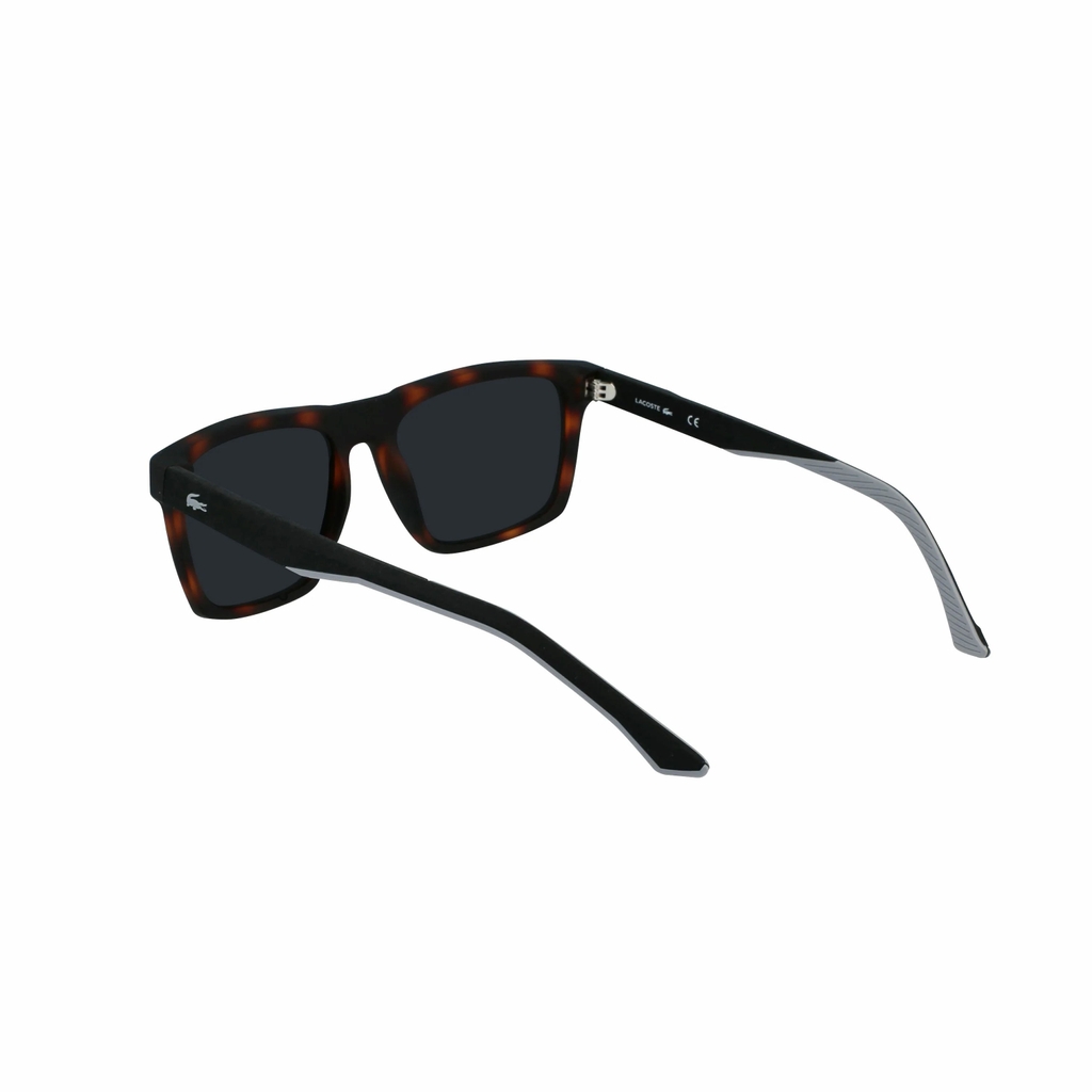 Kính Lacoste Chính hãng - Brown Rectangular Sunglasses 56 MM | JapanSport L957S 230 56-18-145