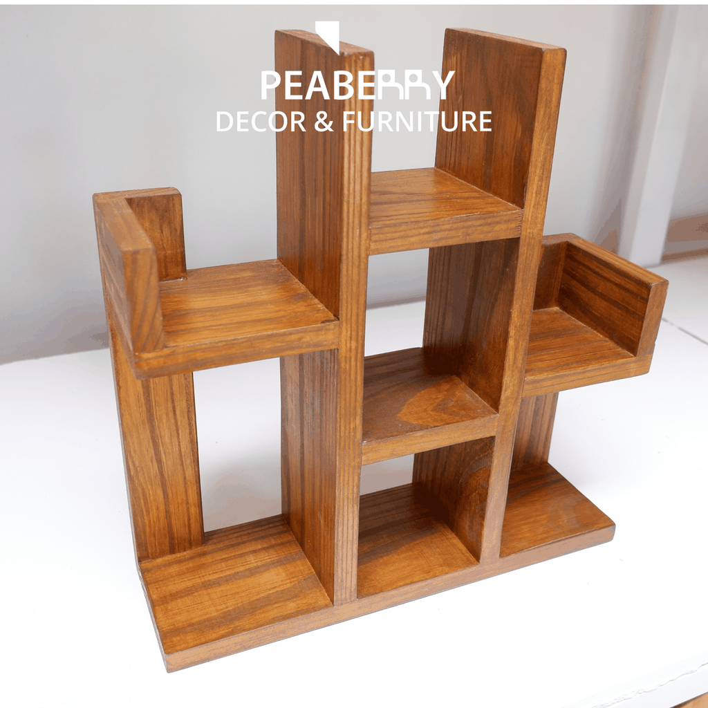 Kệ gỗ decor để bàn