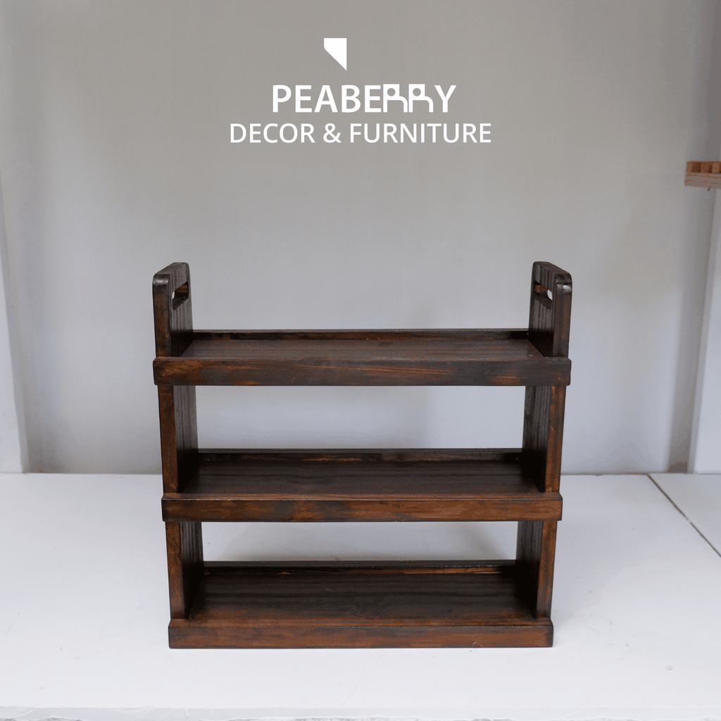 Kệ gỗ decor 3 tầng