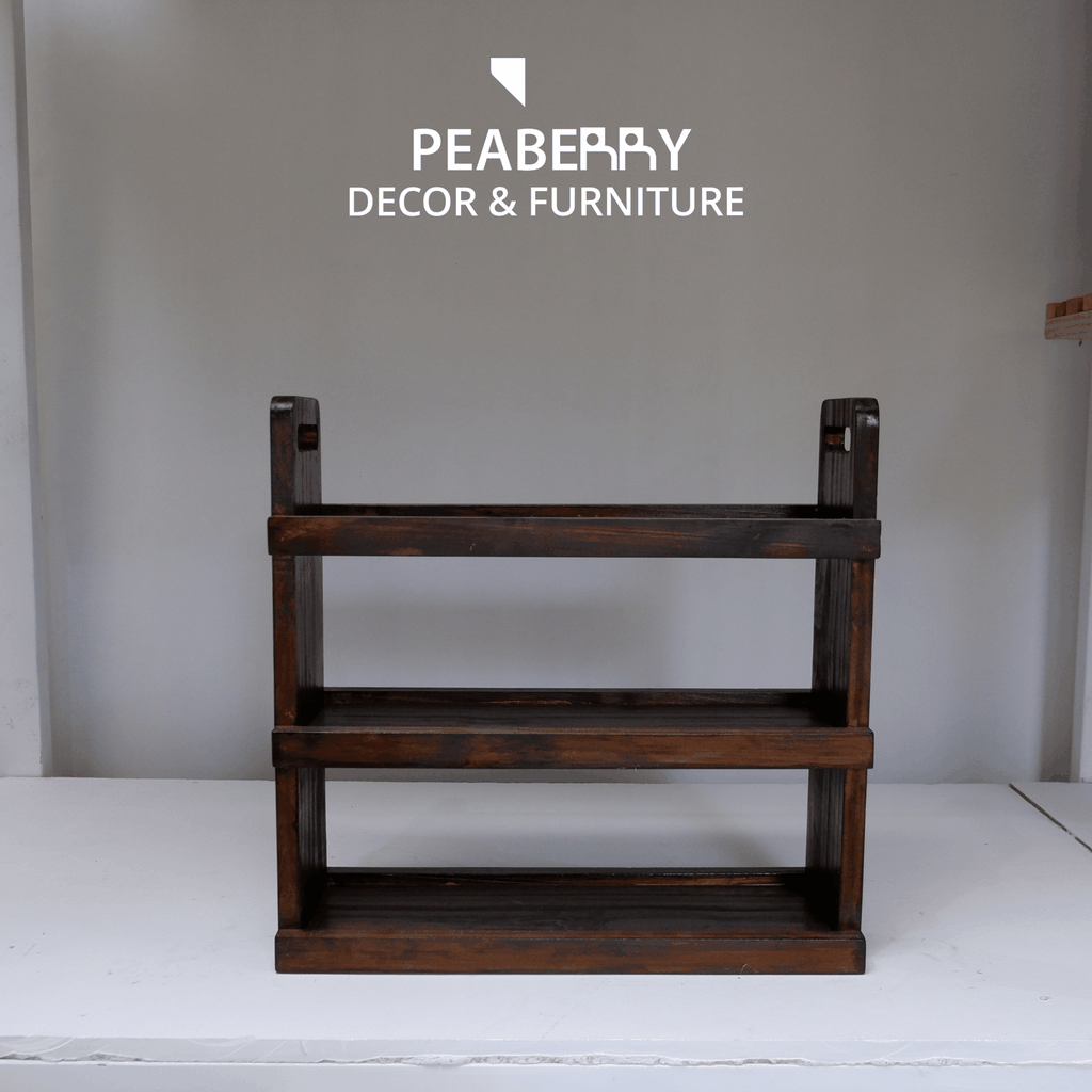 Kệ gỗ decor 3 tầng