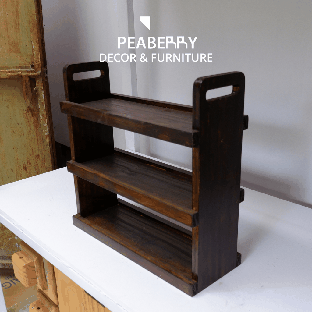 Kệ gỗ decor 3 tầng