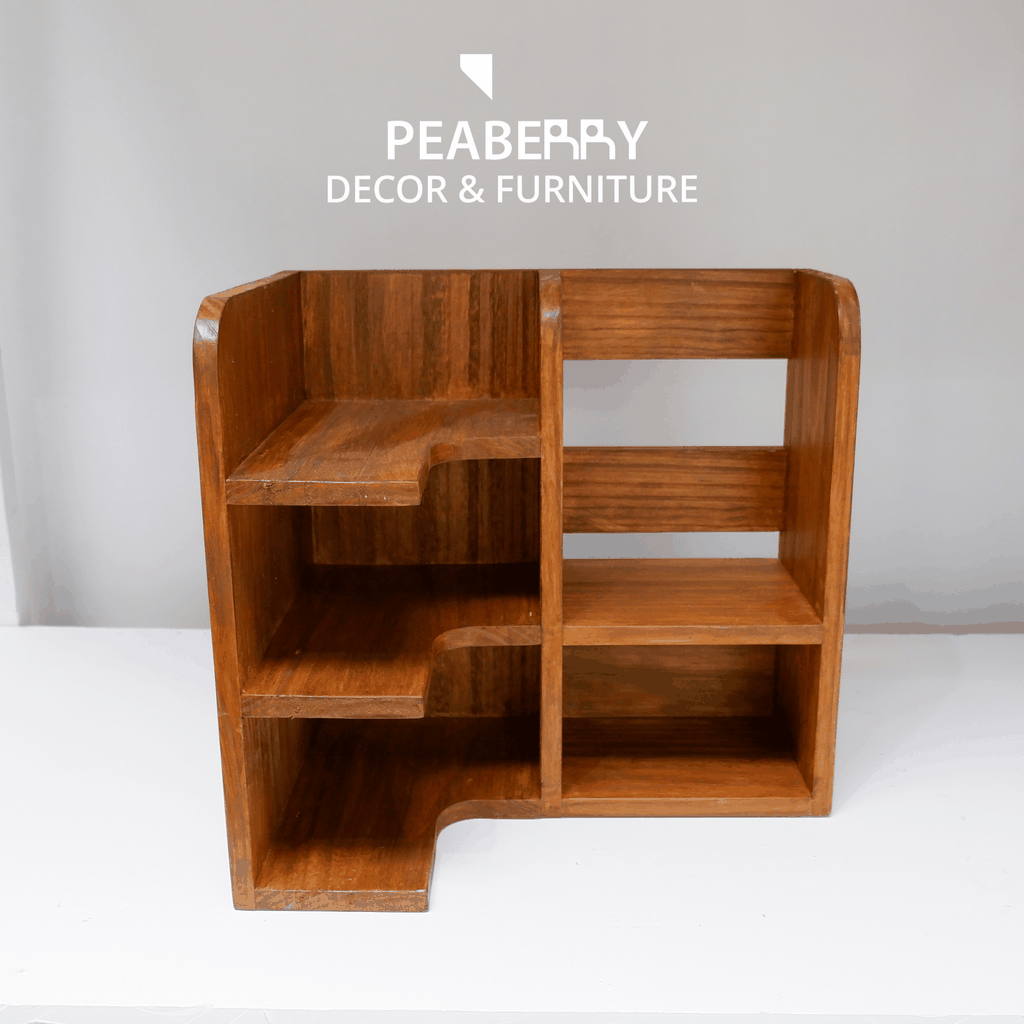 Kệ gỗ decor chữ L
