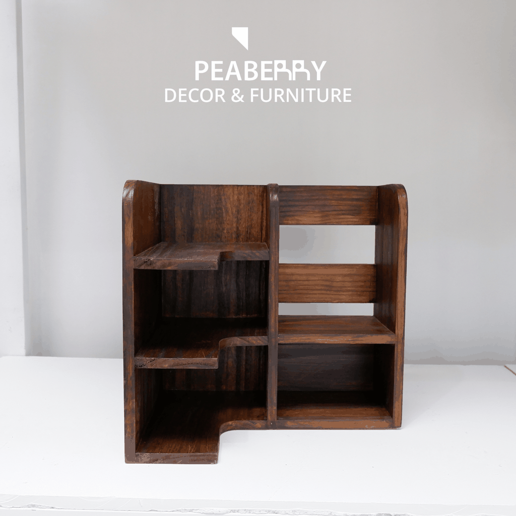 Kệ gỗ decor chữ L