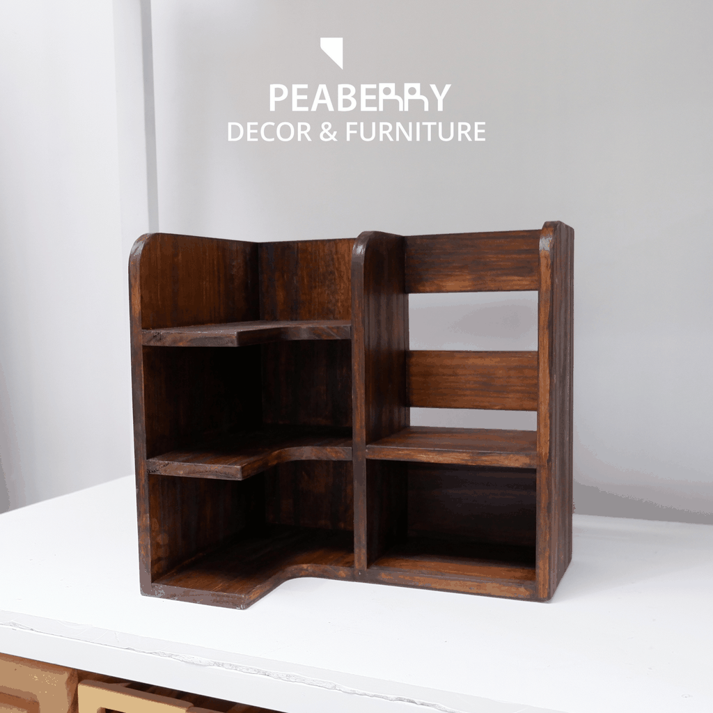 Kệ gỗ decor chữ L